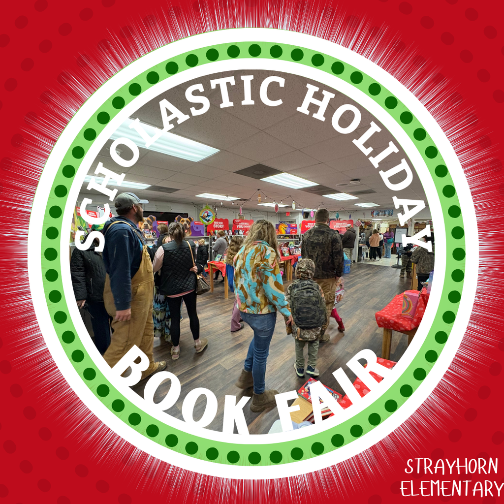 students and parents walking through book shelves