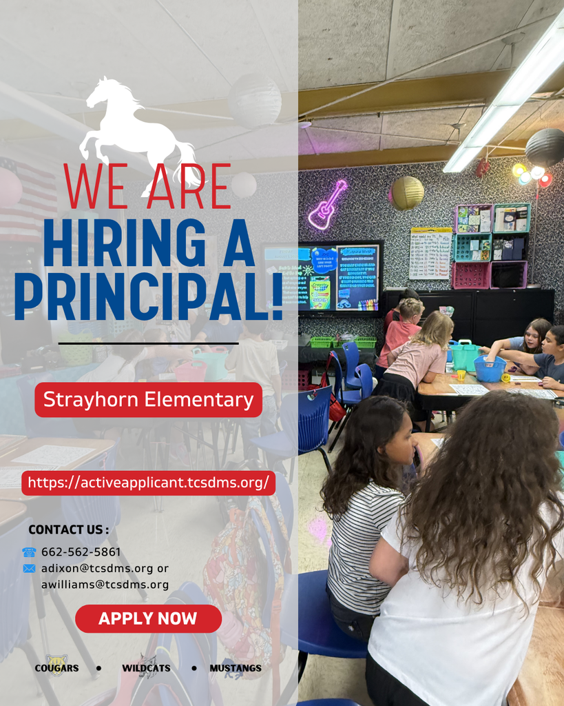 We are hiring a principal. 