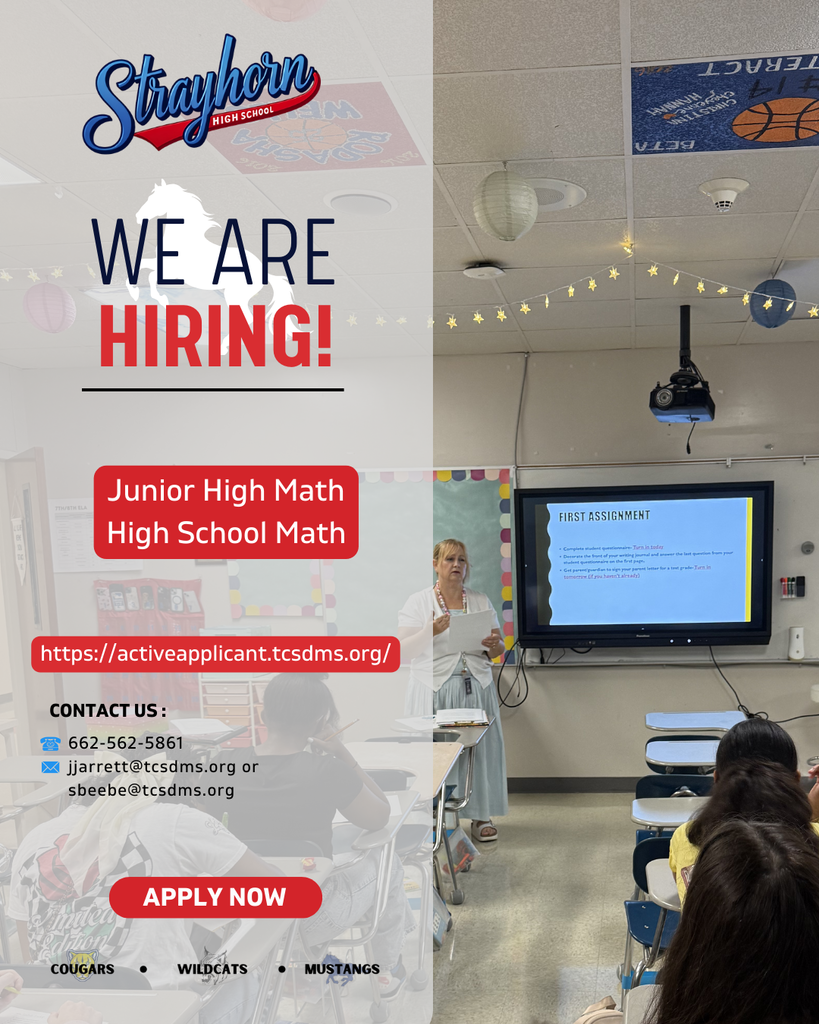 Hiring math teachers 