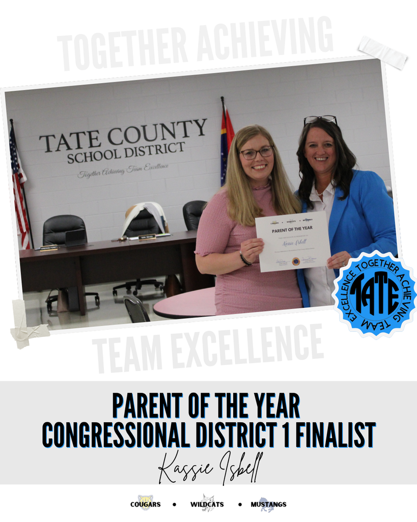Kassie Isbell Finalist for Parent of the Year.