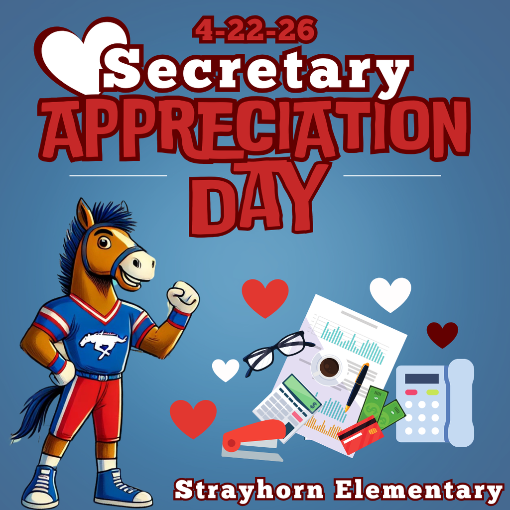mustang with secretary supplies