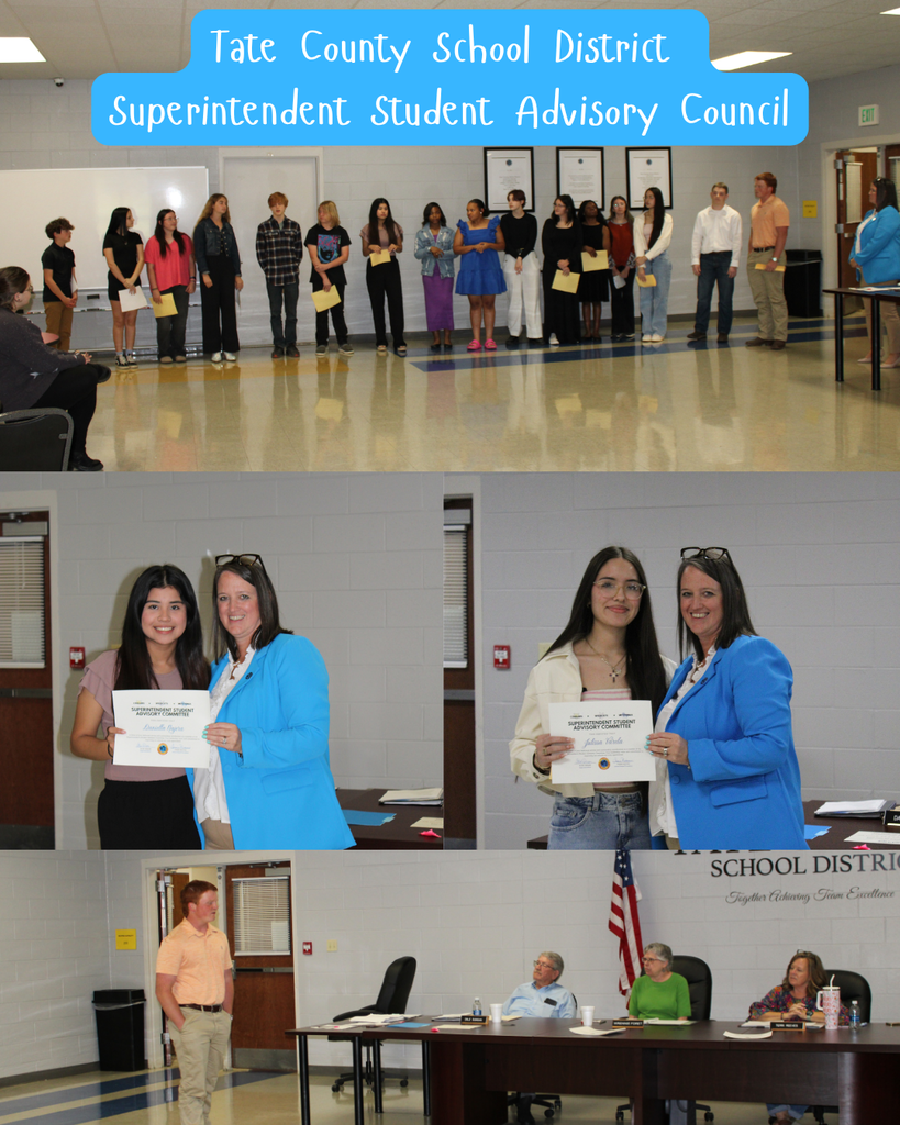 Students at school board meeting