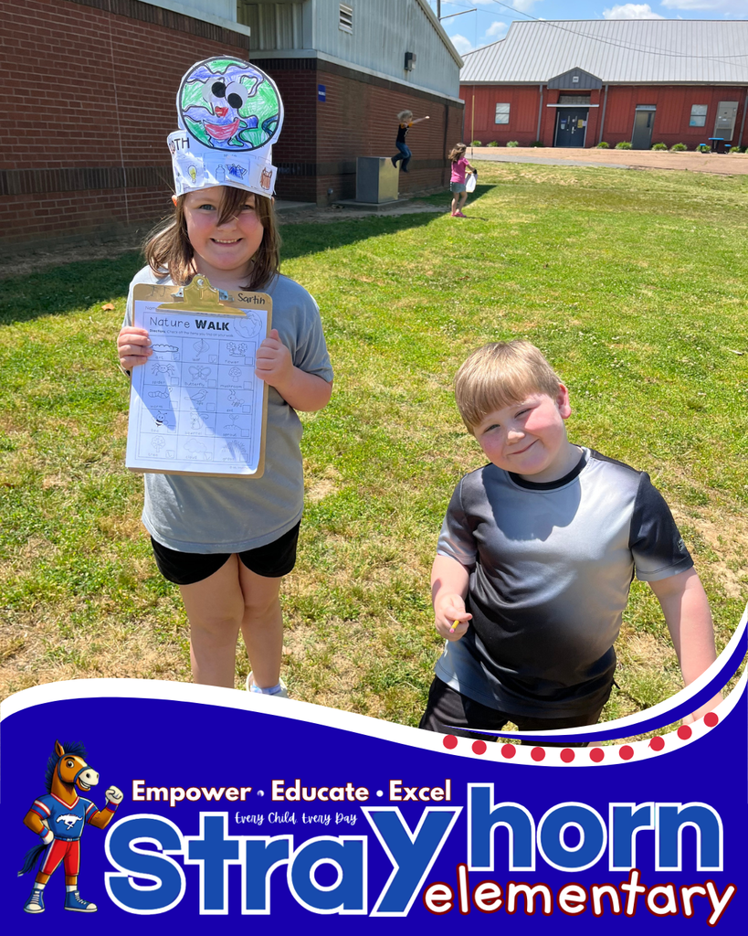 students outside with clipboards