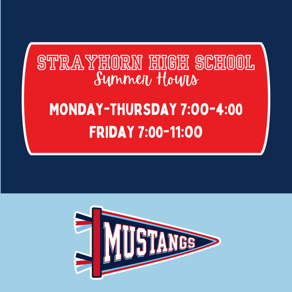 Summer Hours Graphic.