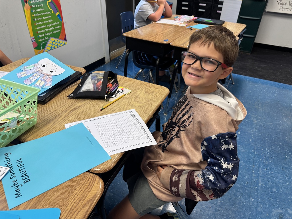 student smiling at camera