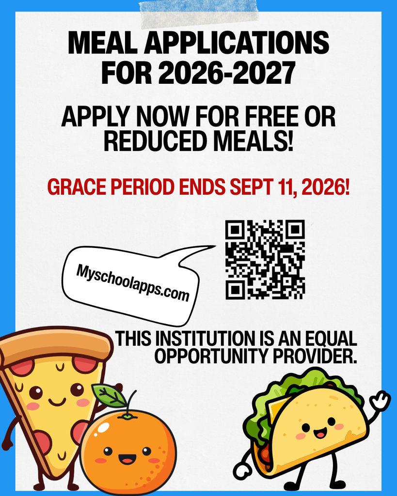Apply now for free or reduced meals.