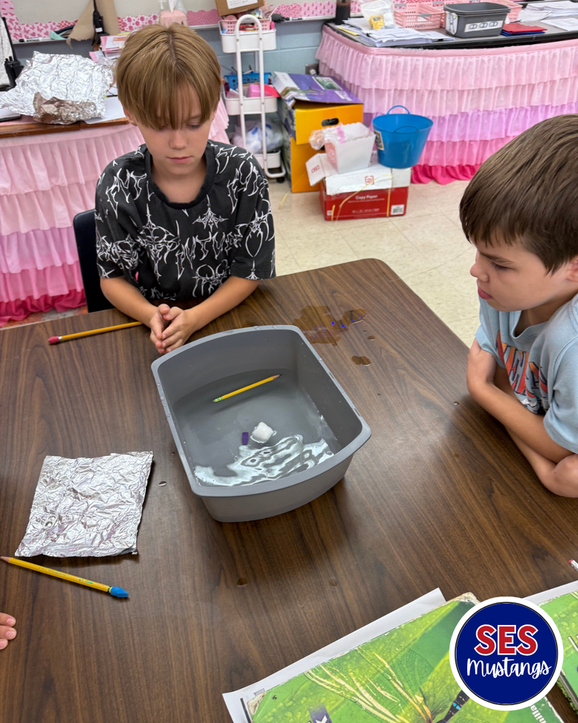 students working in groups