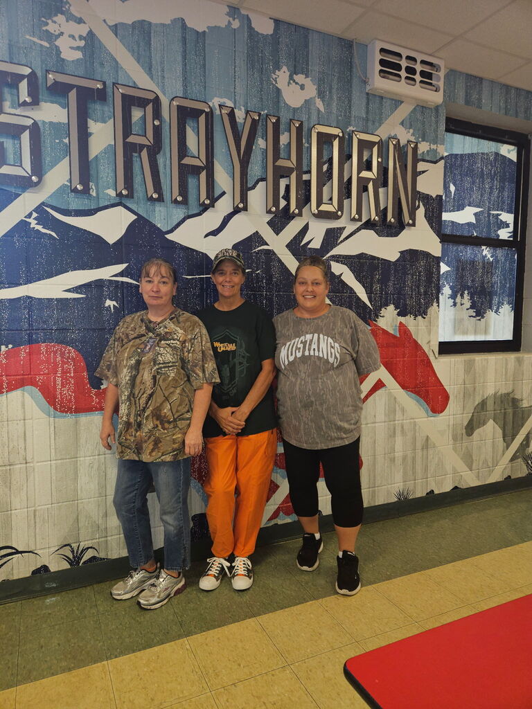 people smiling at the camera wearing camo