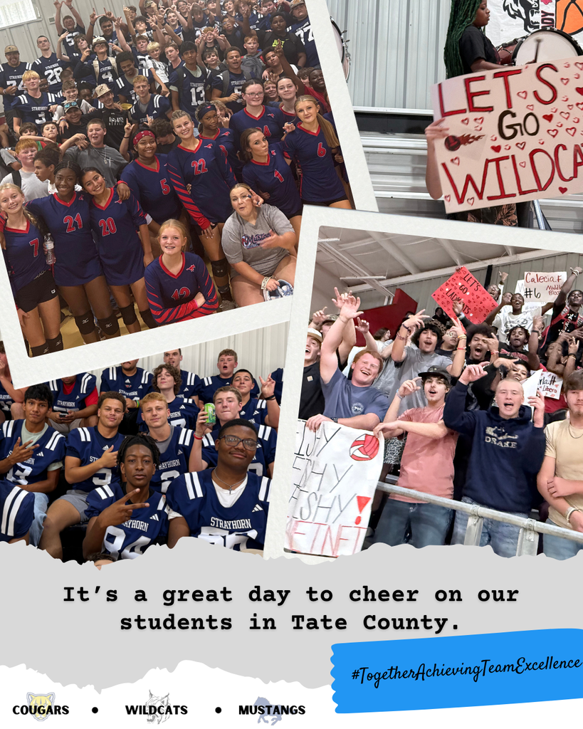 students cheering