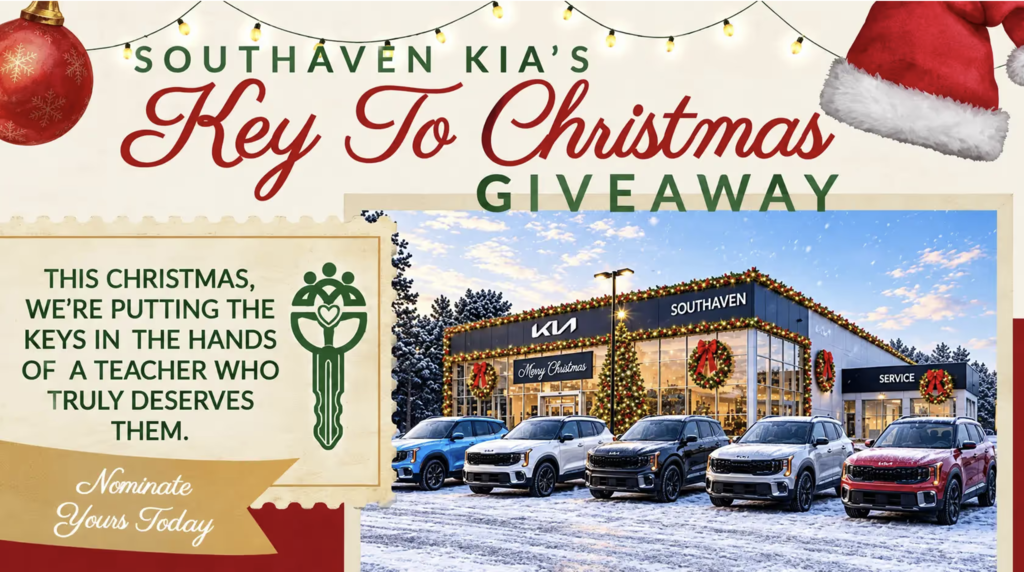 Southaven Kia's Key to Christmas Giveaway