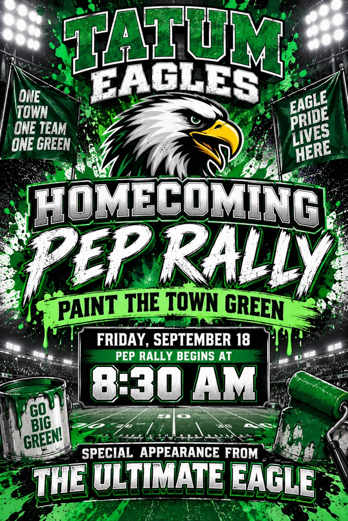 pep rally annoucement