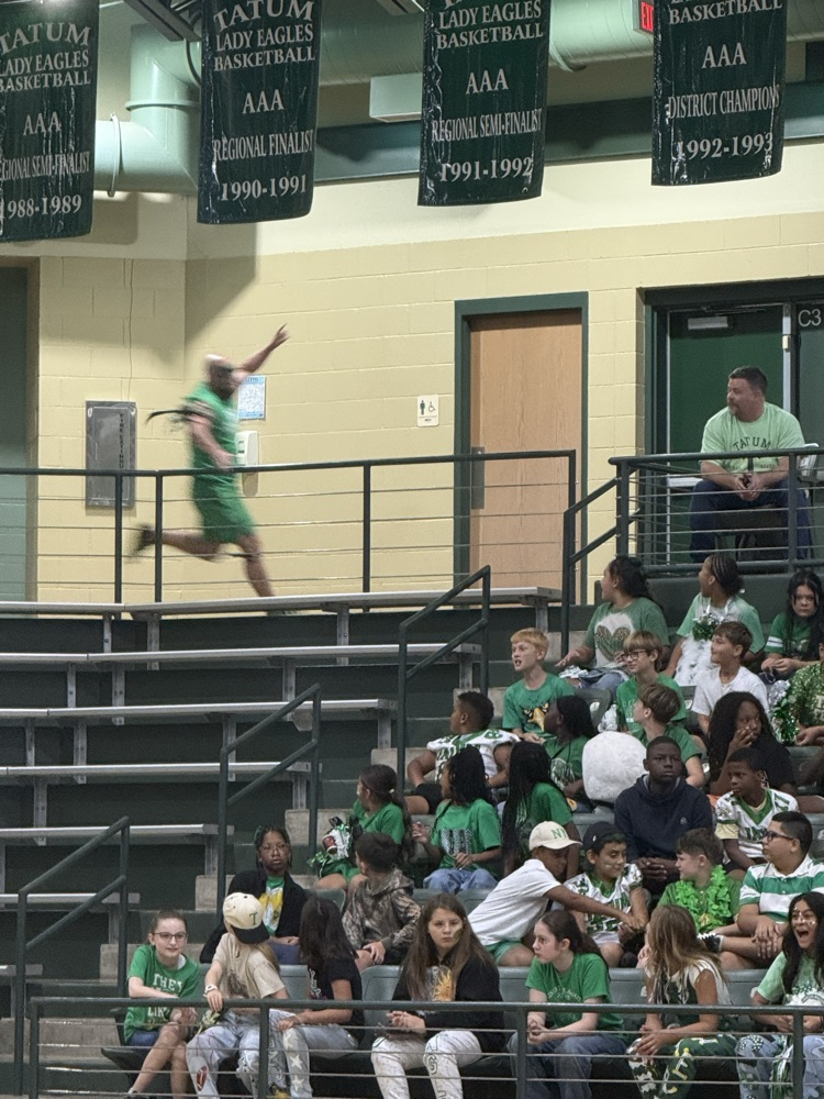 crowd at pep rally