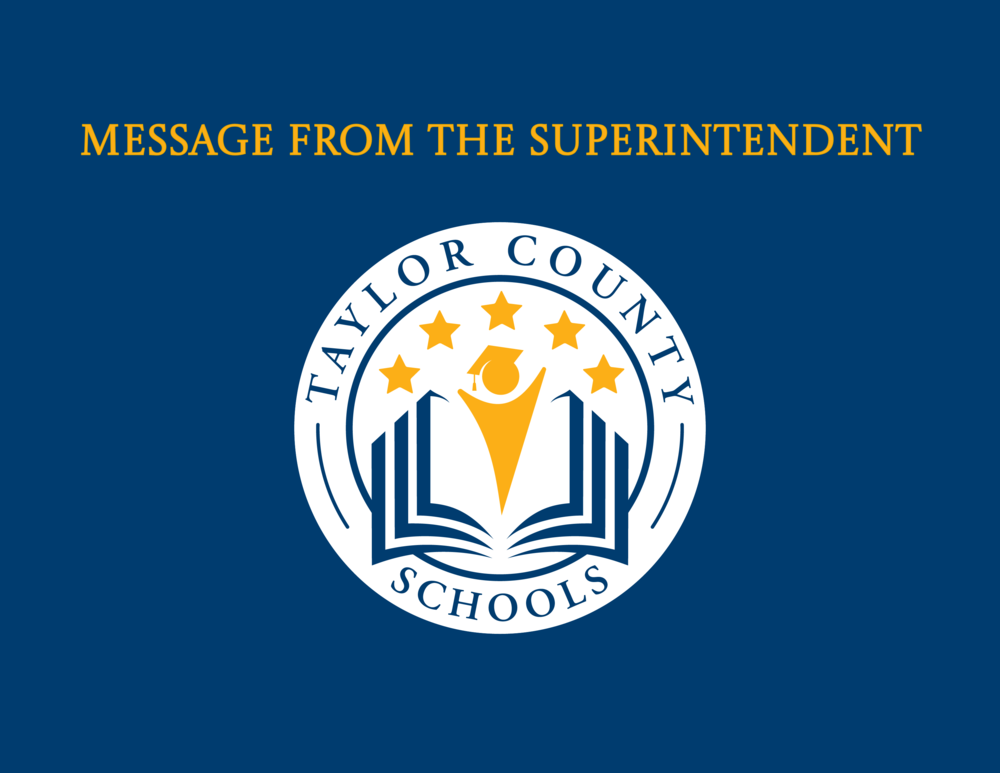 Message from the Superintendent 