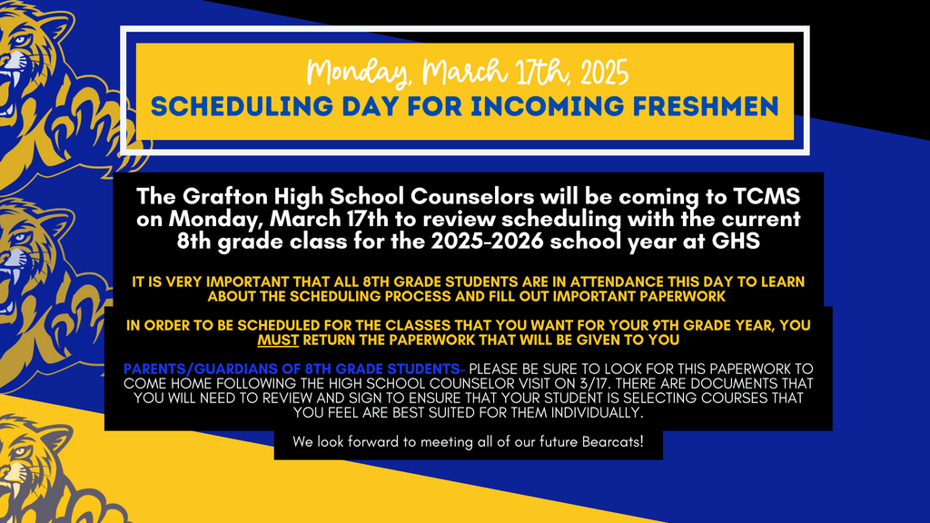 8th Grade Scheduling