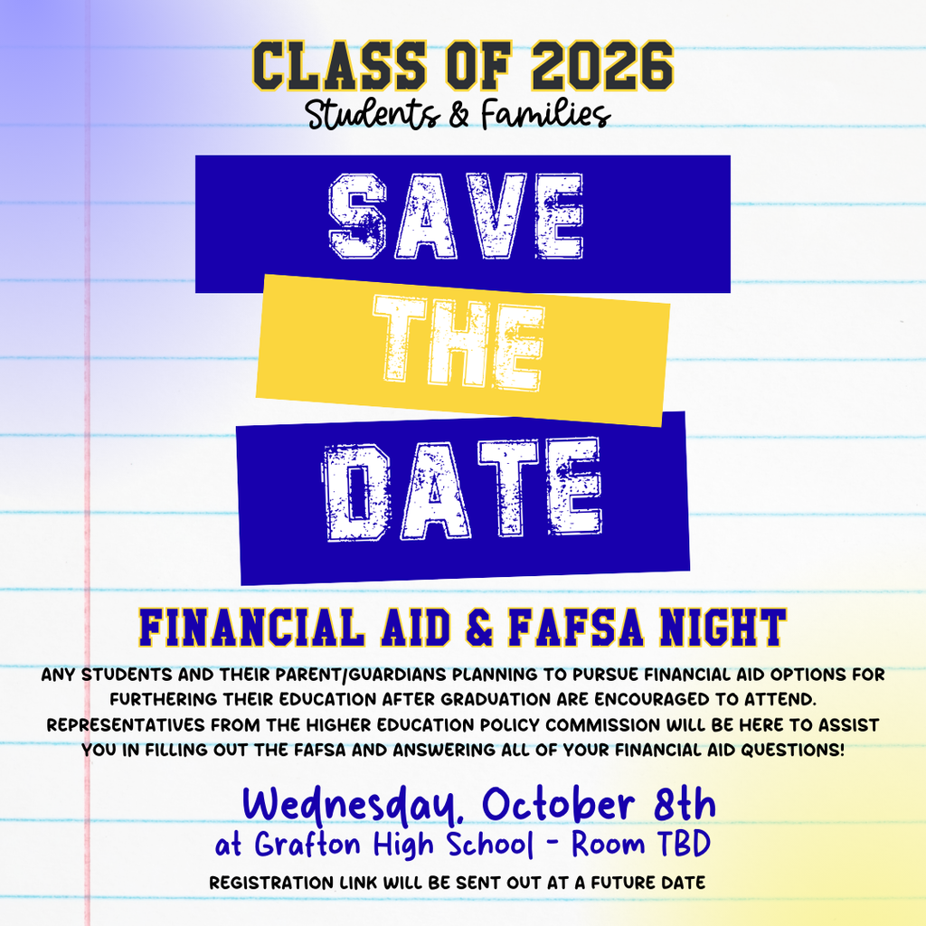 Save the Date - Financial Aid Night