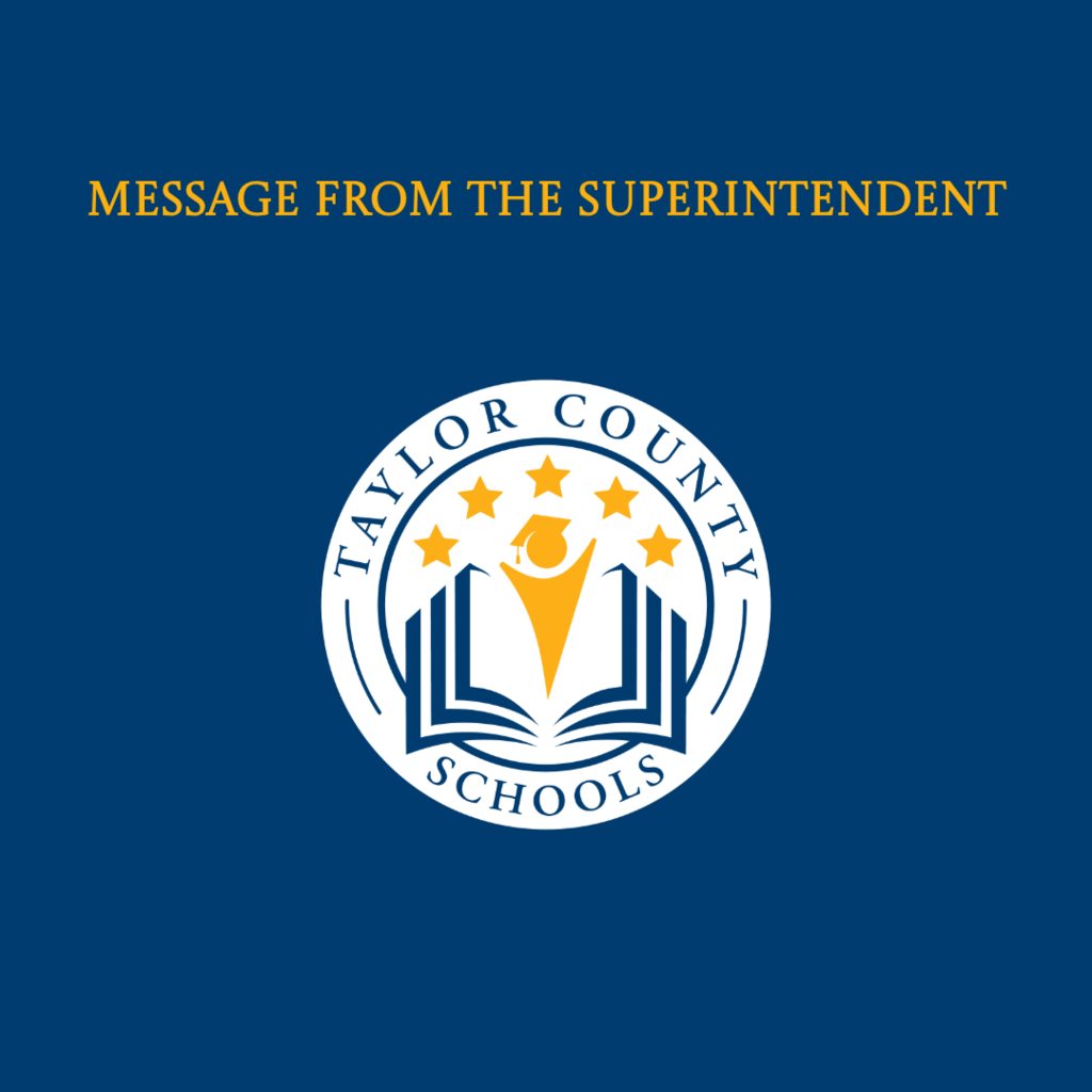 Message from the Superintendent