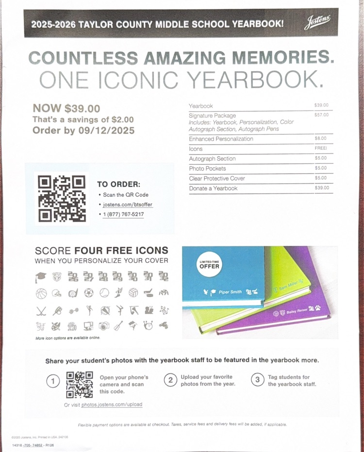 order your yearbook