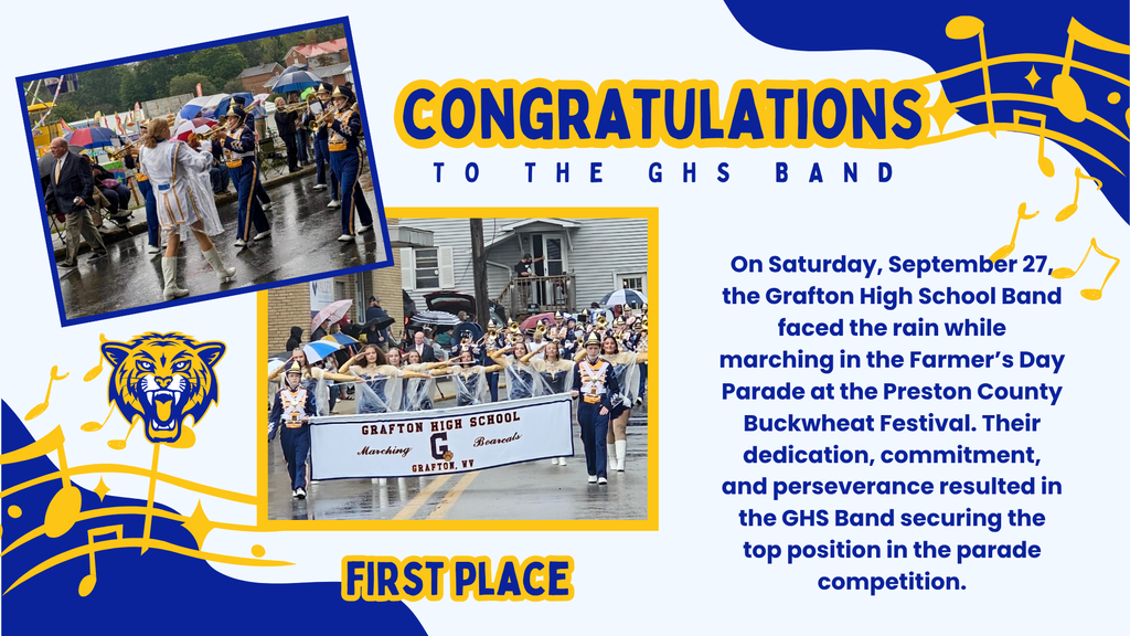 GHS Farmer's Day First Place for the Band