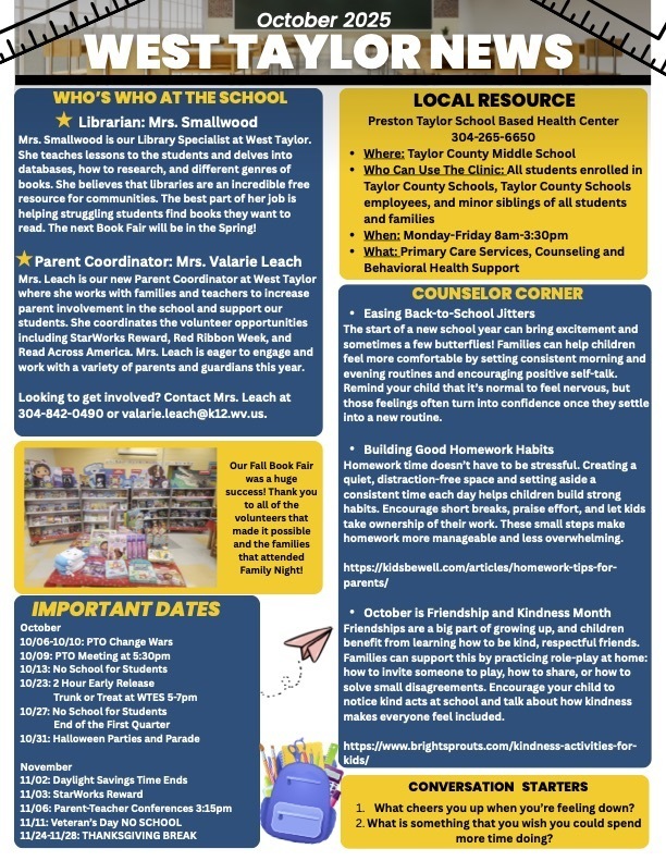 October Newsletter