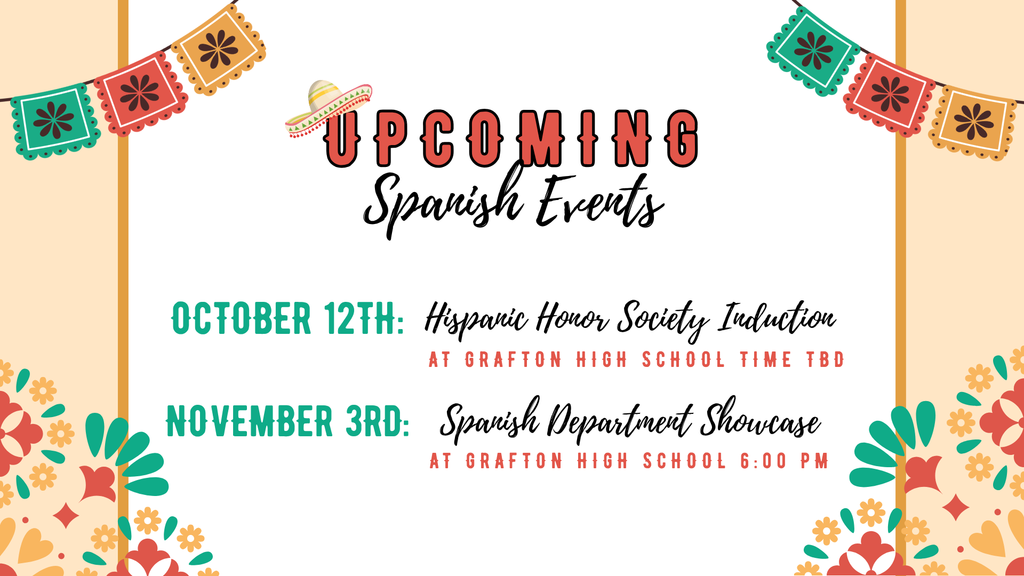 Upcoming Events for the Spanish Department