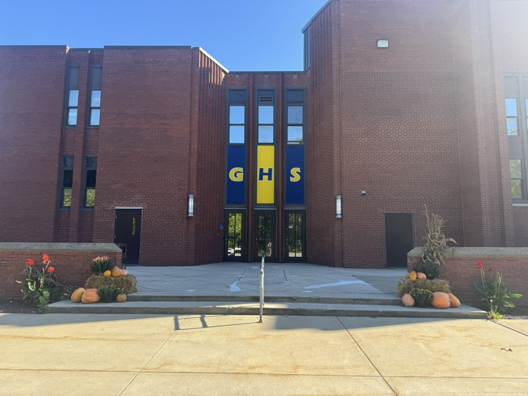 Fall decorations at GHS