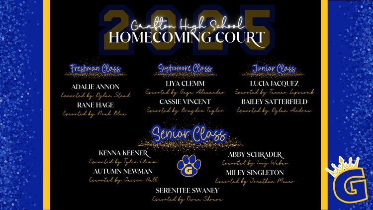 2025 Homecoming Court 