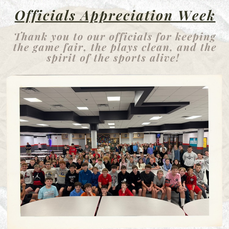 officials Appreciation week