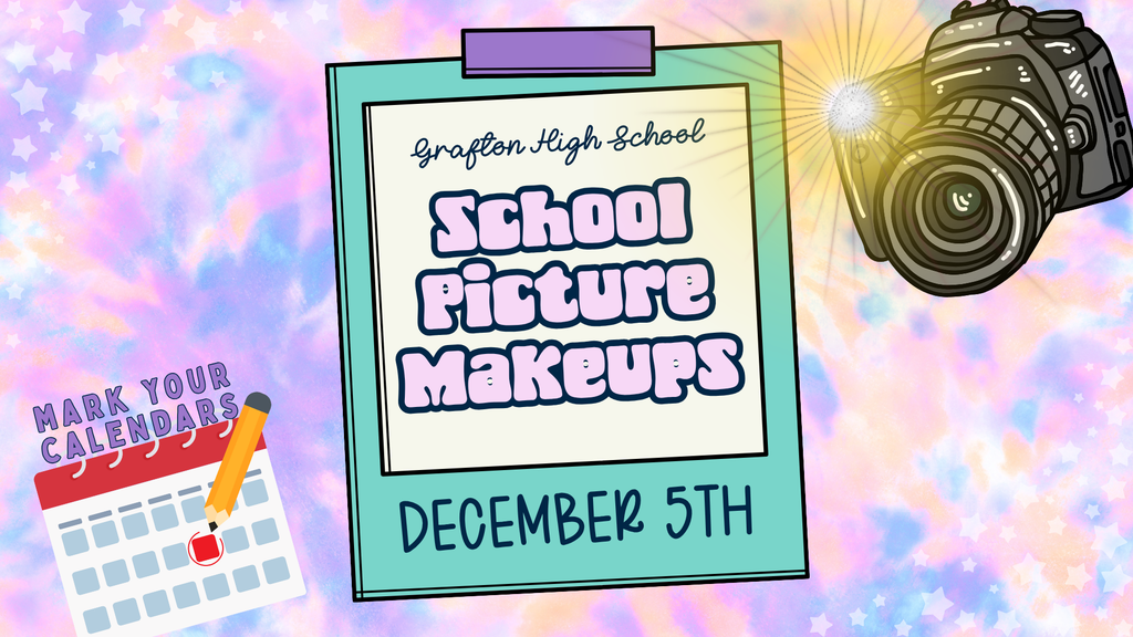 School Picture Makeups for GHS will be held on 12/5/25.