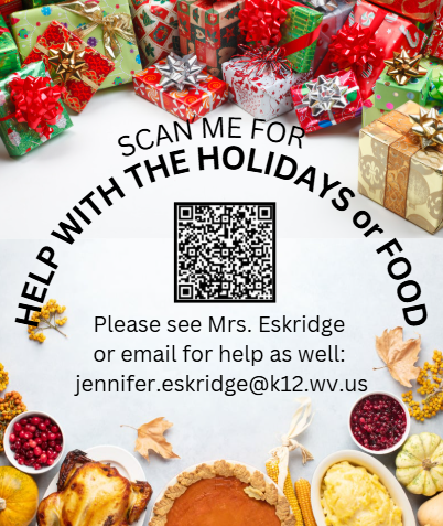 Help with the Holidays or Food