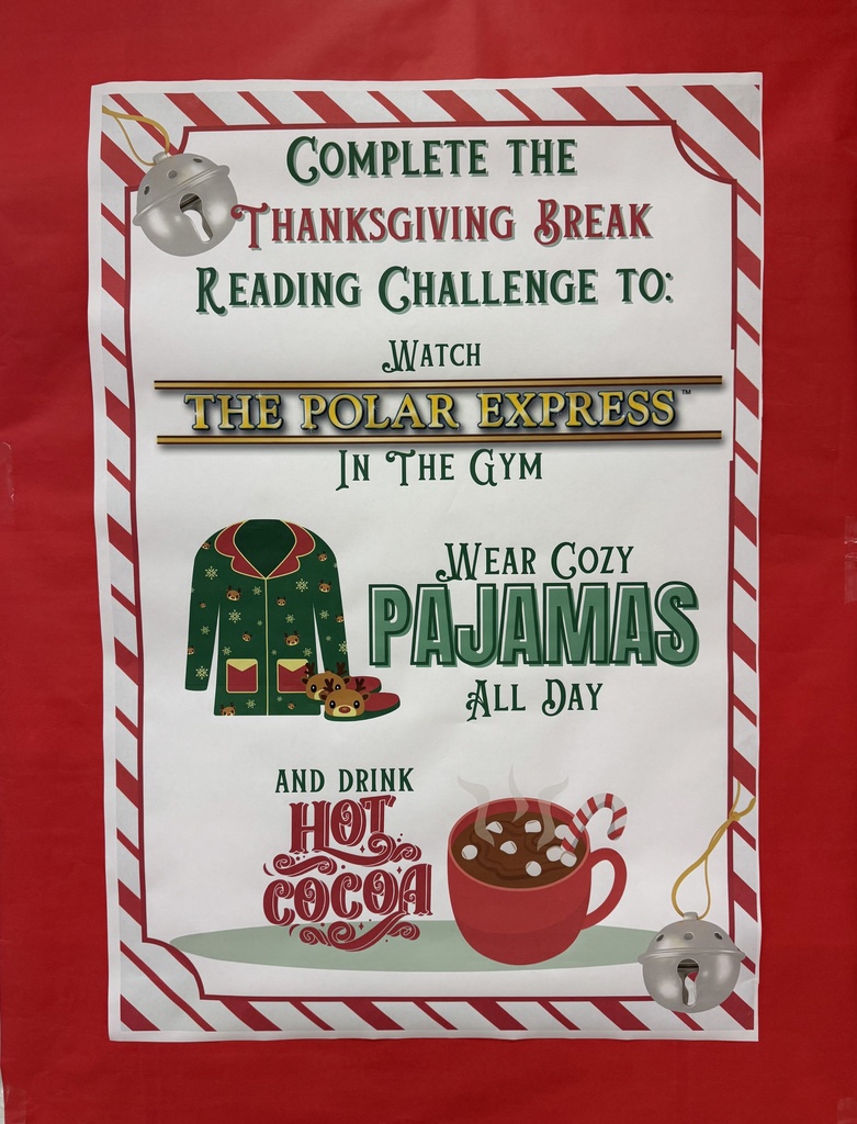 Thanksgiving Reading Challenge Reward