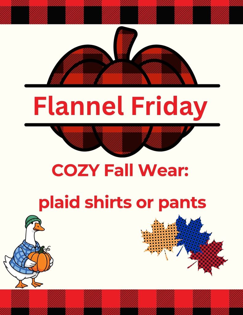 Flannel Friday Spirit Day