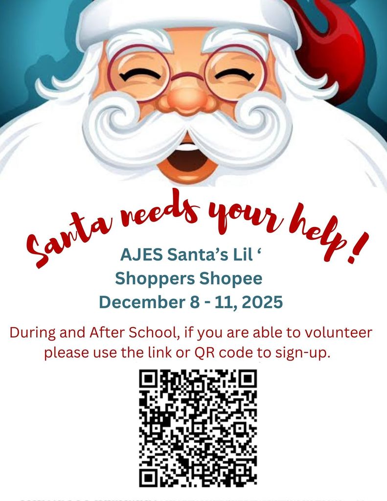 Volunteers needed for the Santa's Lil Shopper's Shopee