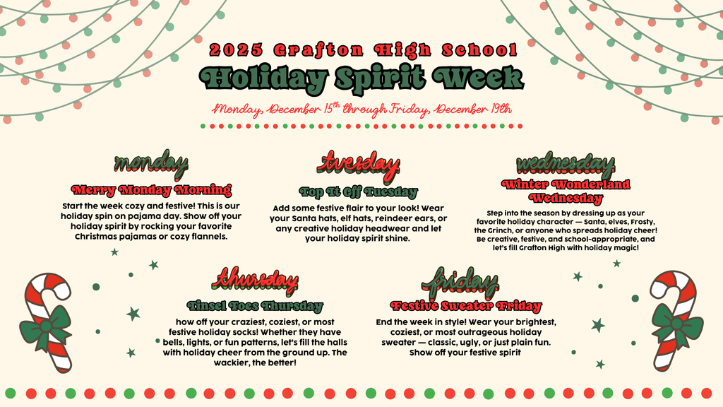 2025 GHS Holiday Spirit Week