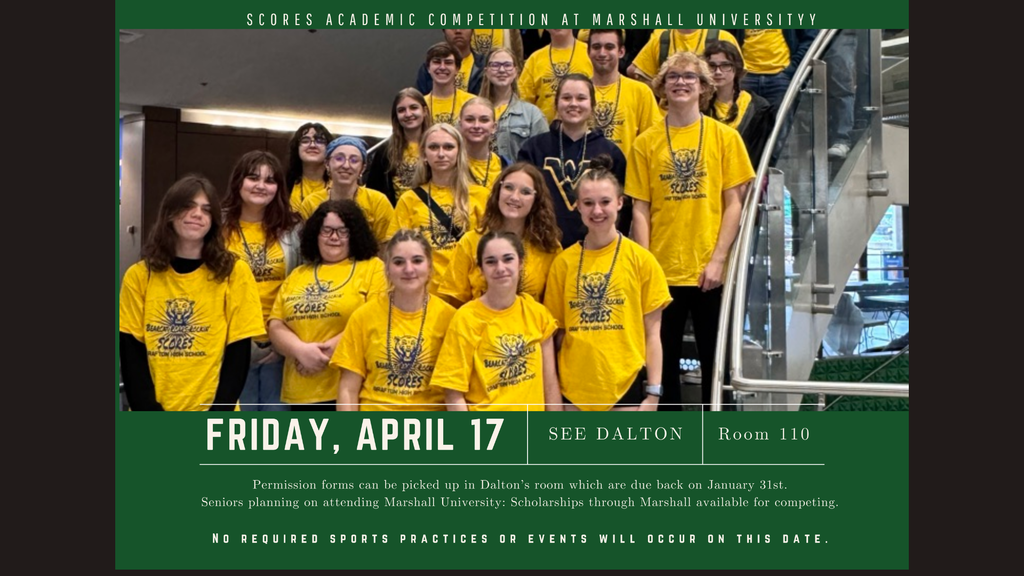 Scores Competition Forms due January 31st