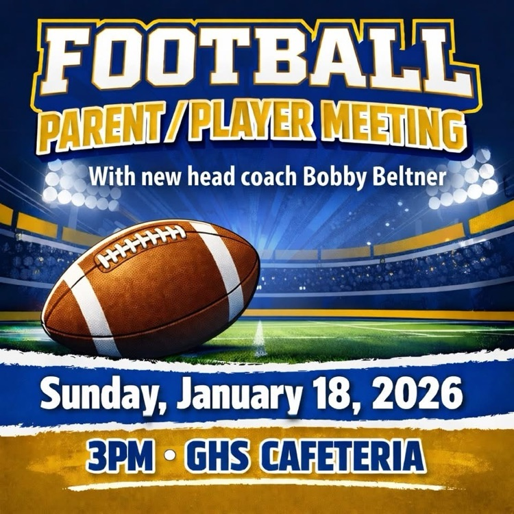 football parent/player meeting on Sunday, 1/18 