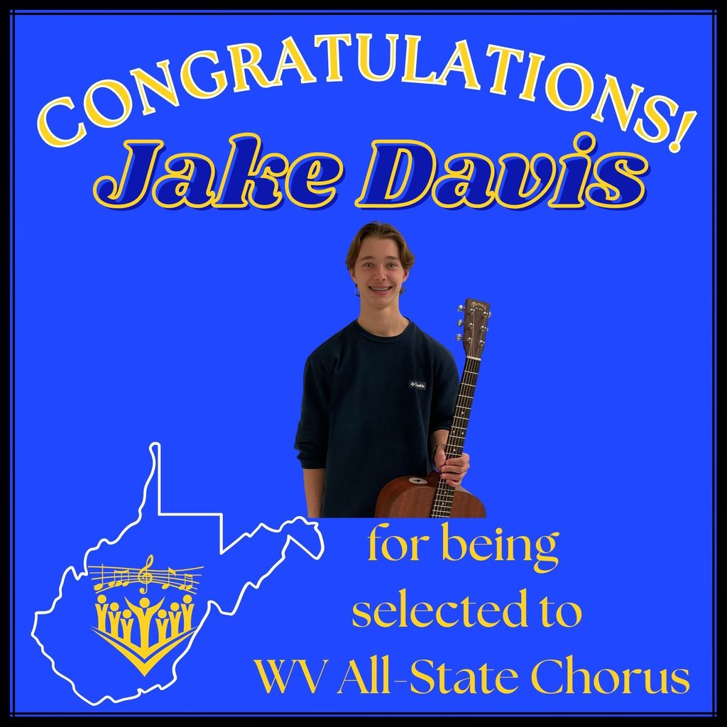 WV All-State Chorus, Jake Davis
