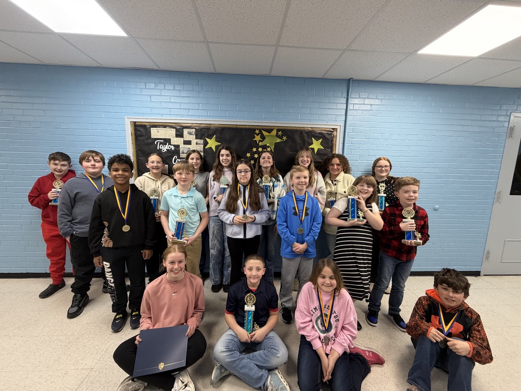 picture of students recognized during tonight's board meeting