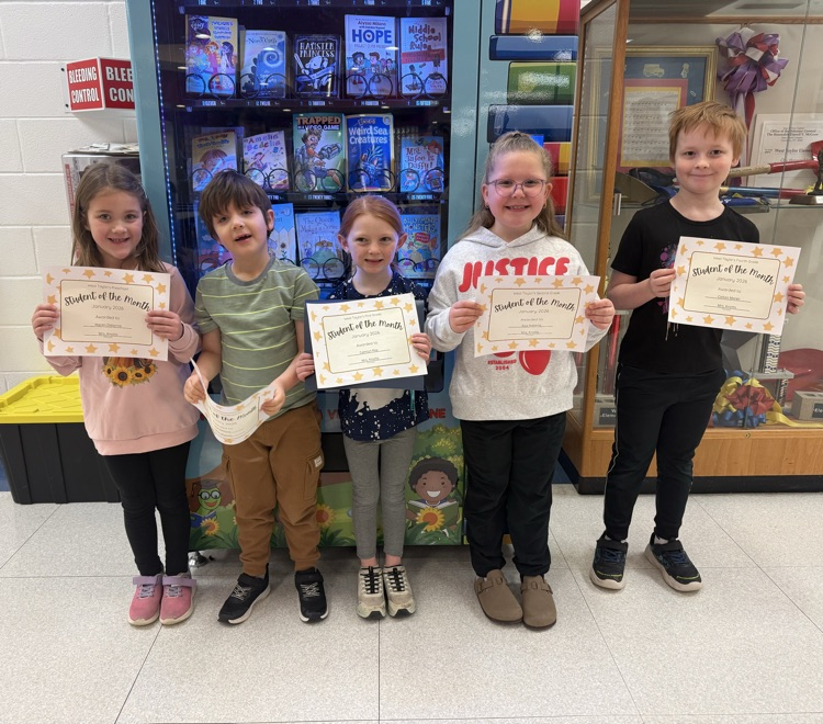 January Students of the Month