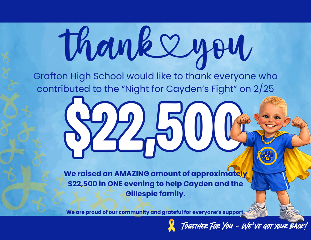 Thank you to all who made the Night for Cayden's Fight a HUGE success. We raised $22,500 for Cayden and the Gillespie family.