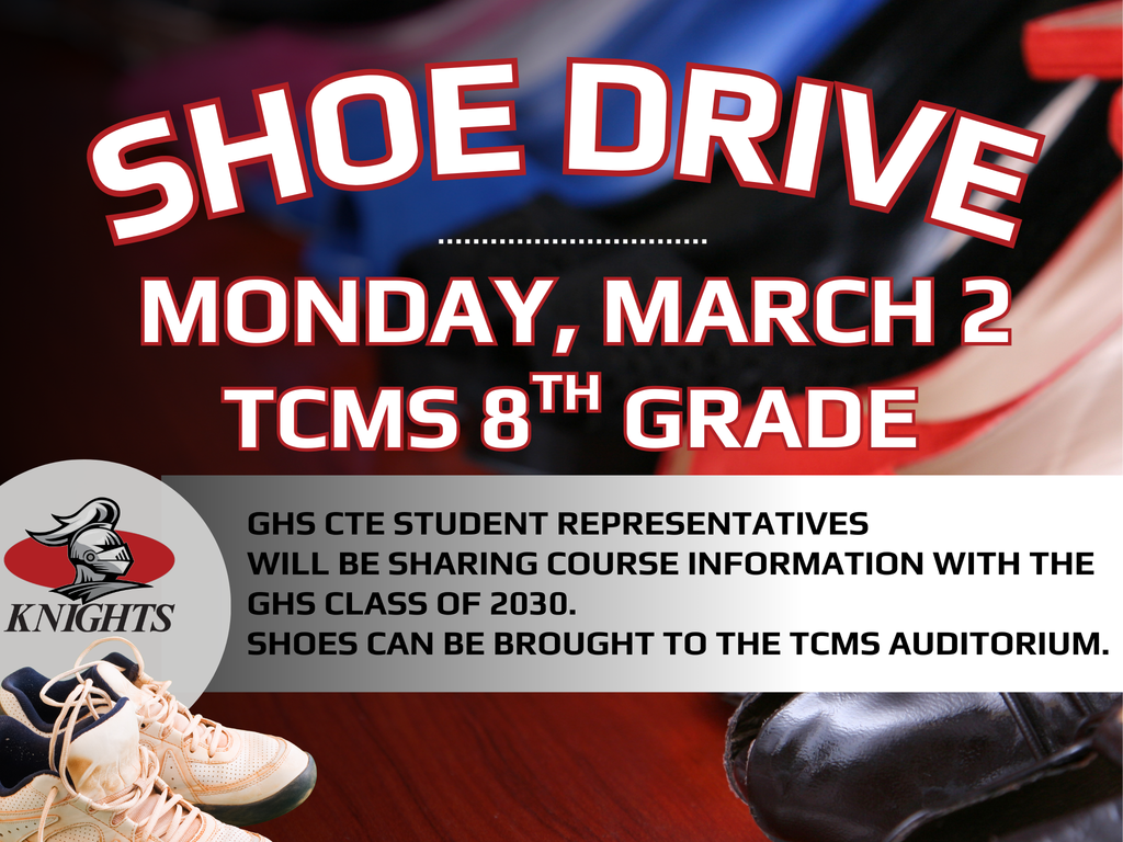 Shoe Drive TCMS March2