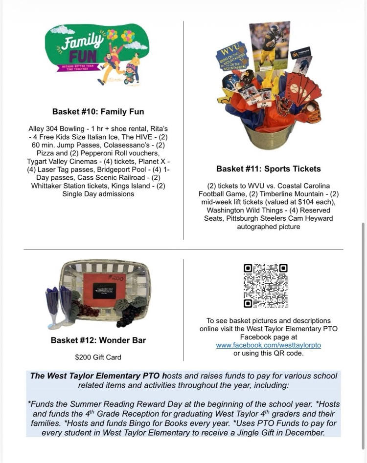 PTO Raffle Baskets
