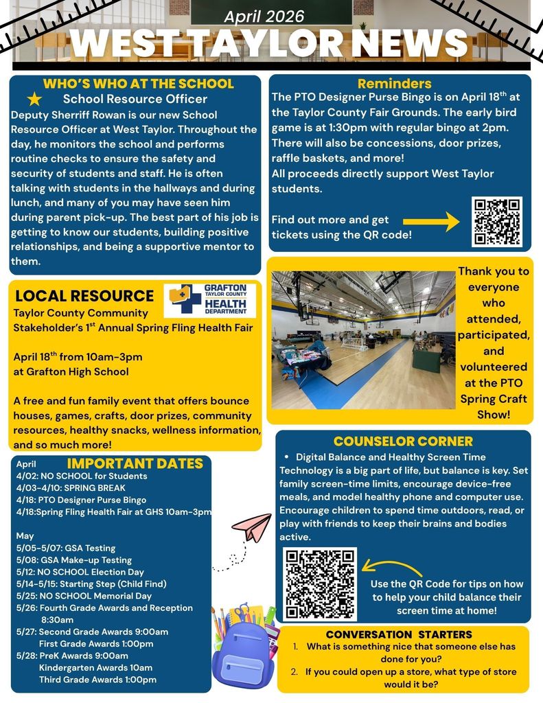 April 2026 Newsletter