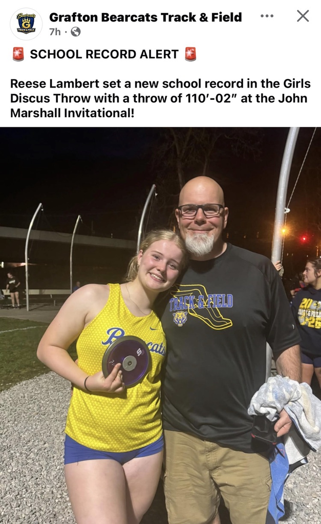 Reese Lambert sets new school record for Discus Throw