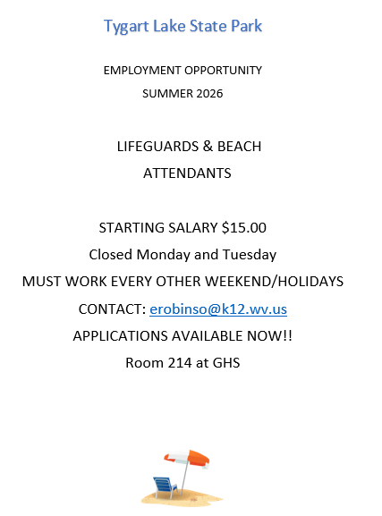 Summer Employment Opportunity for 2026