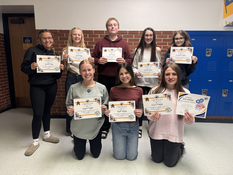GHS Students who participated in the WV World Language Showcase