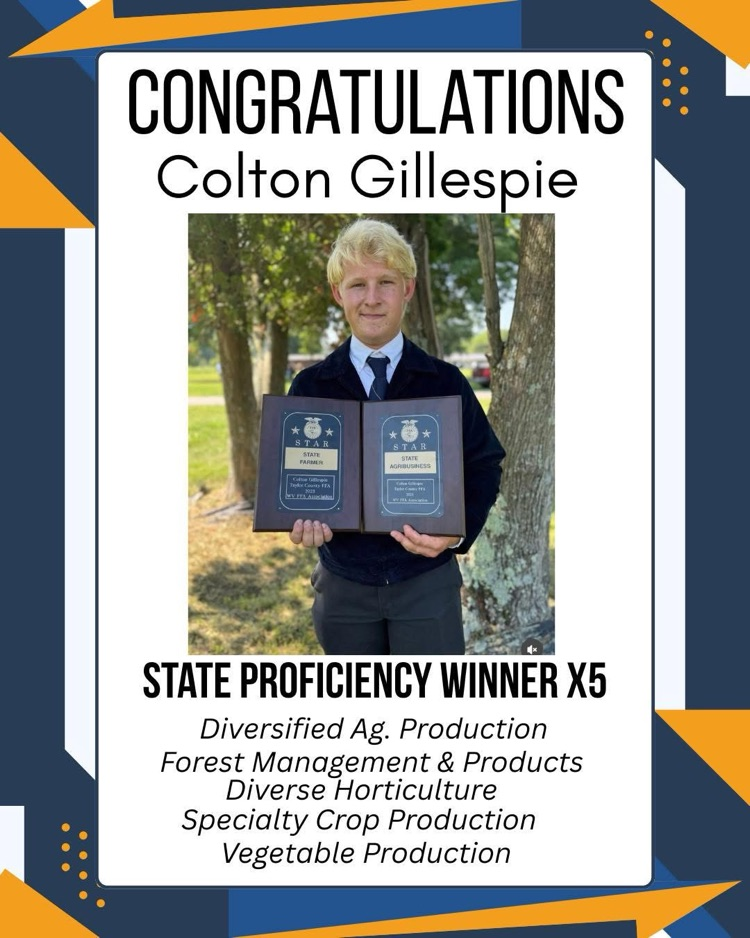 Colton Gillespie State Proficiency Winner x 5 
