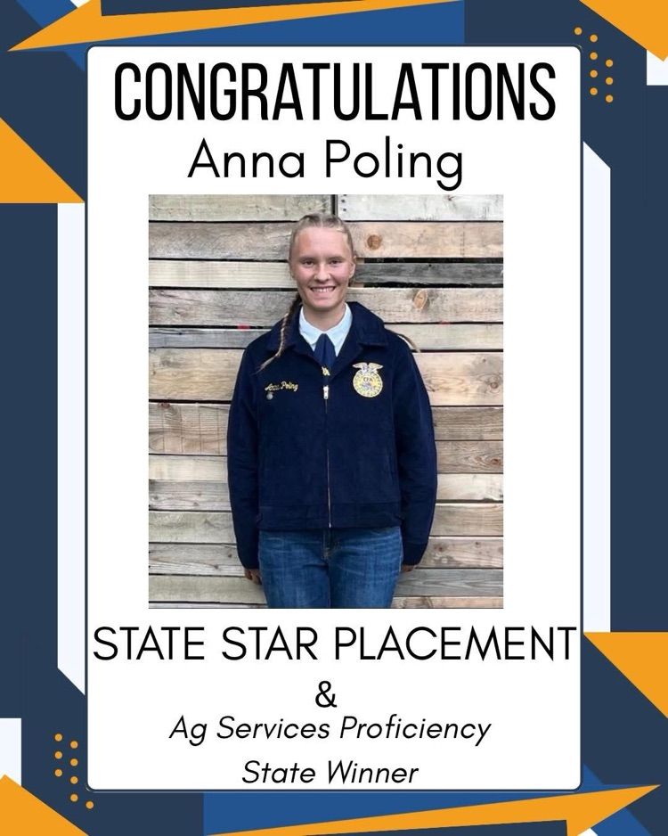 Anna Poling State Star Placement 