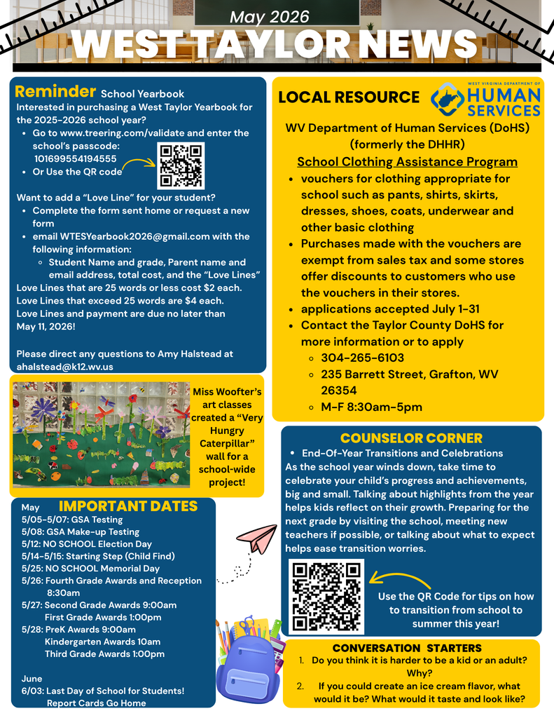 WTES May Newsletter