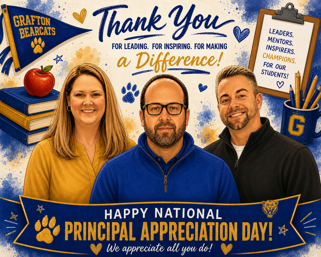 Thank you Mr. Knopp, Mr. McCarthy, and Mrs. Stead for all that you do! Happy National Principal Appreciation Day!