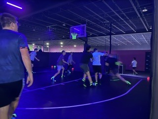 Trampoline Basketball Game